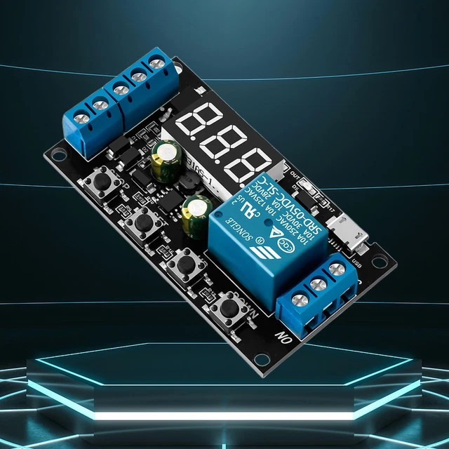 Cro5 Timer Module DC 5-30V DELAY Relay Module Anti-Overshoot/Surge Timer Delay Relay On ...