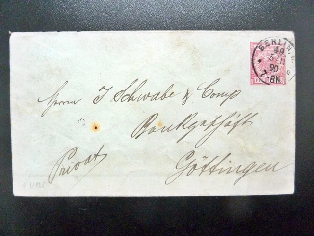 DR-Umschlag U13A, Stempel BERLIN 49 und GÖTTINGEN