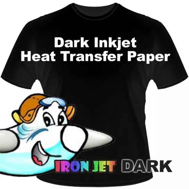50Pack Heat Transfer Paper for Dark T Shirts 8.5x11 Iron on