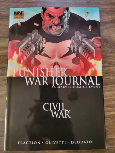 Punisher War Journal: Civil War HC/DJ Vol.1 Premiere Edition 2007 1st Print