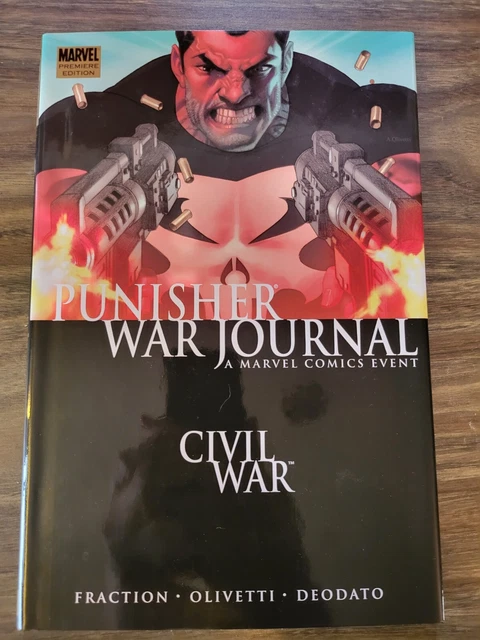 Punisher War Journal: Civil War HC/DJ Vol.1 Premiere Edition 2007 1st Print