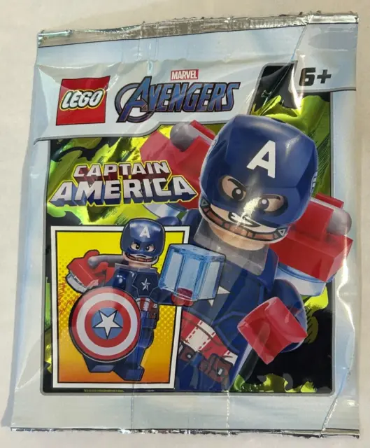 LEGO Captain America minifigure foil pack 242212 NEW sealed