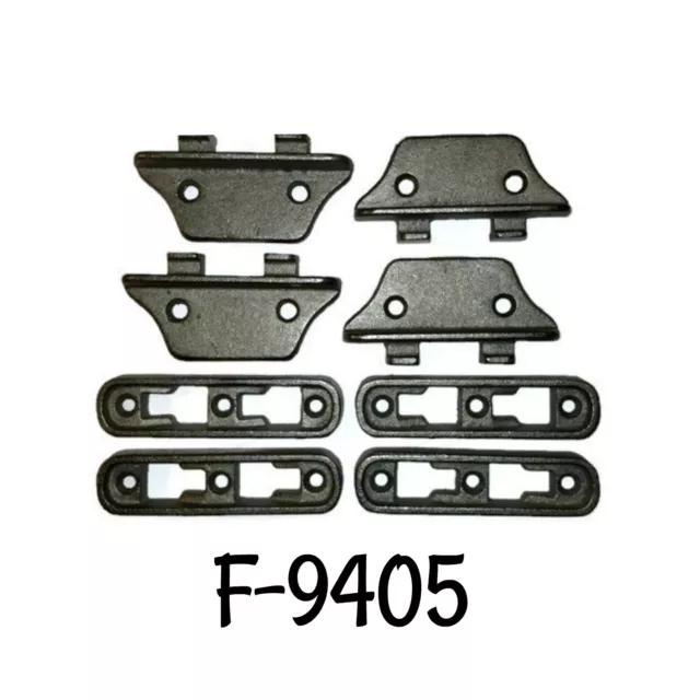 Cast Iron Bed Rail Fasteners - Antique Bed Frame Hooks Vintage Style Drop In