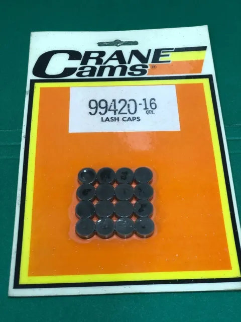 Crane Cams Performance Steel Lash Caps 99420-16 Drag Street Race Valve
