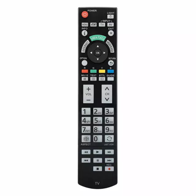 N2QAYB000746 Replacement Remote for Panasonic Televisions THL47WT50A THL55DT50A