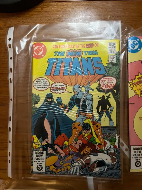 new teen titans comics 1980s