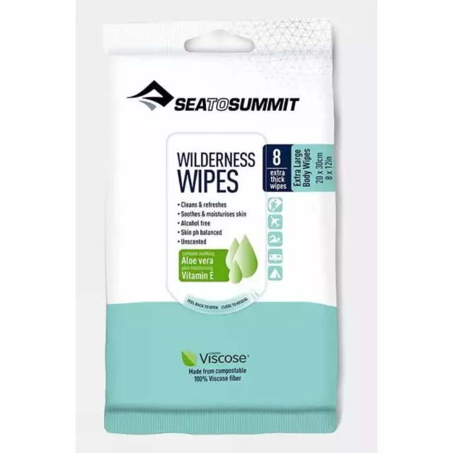 Sea to Summit Wilderness Wipes - XL 8 Wipes