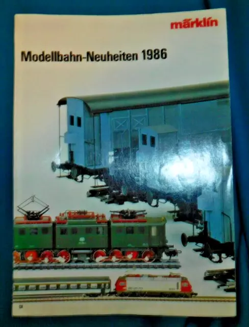 Deutch Katalog Märklin Neuheiten Ho 1 & Z. 1986 D . 10 Pages . Lokomotiven