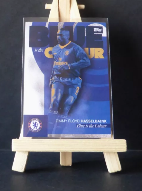 2024 Topps Chelsea Set ⭐ J. Hasselbaink ⭐ Chelsea ⭐ Blu Is The Colour ☄️ N. 43