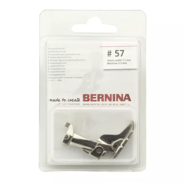 Bernina 1/4" Patchwork Foot #0315777200 (#57N) Genuine New Style Machine