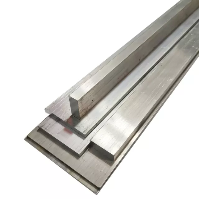 1Pc 6061 Aluminum Alloy Sheets Flat Bar Plate CNC Metal Length/100/150/200/500mm