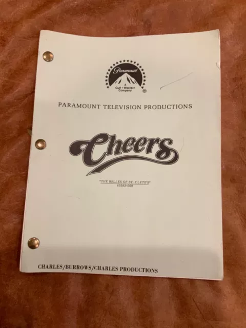 Original CHEERS 3rd season classic 1985 TED DANSON SHELLEY LONG