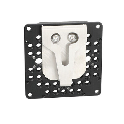 Placa de queso multipropósito CAMVATE con clip para cinturón para montaje VESA estándar de 75 mm