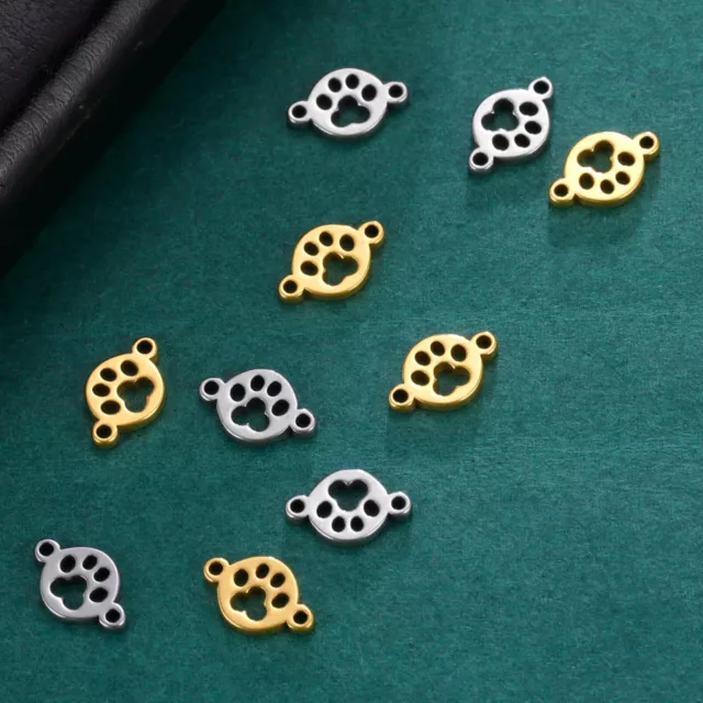 10pcs Mini Charm Planet Stainless Steel Charms for Jewelry Making