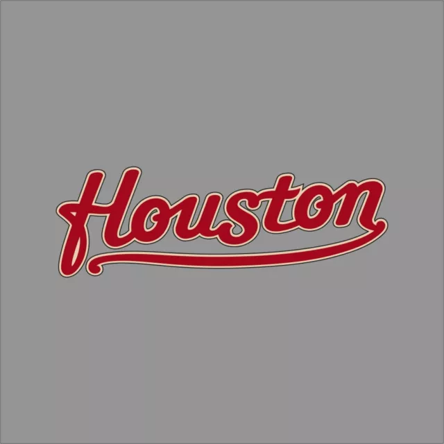 Houston Astros 5 Mlb Team Logo Vinyl Decal Sticker Car Window Wall