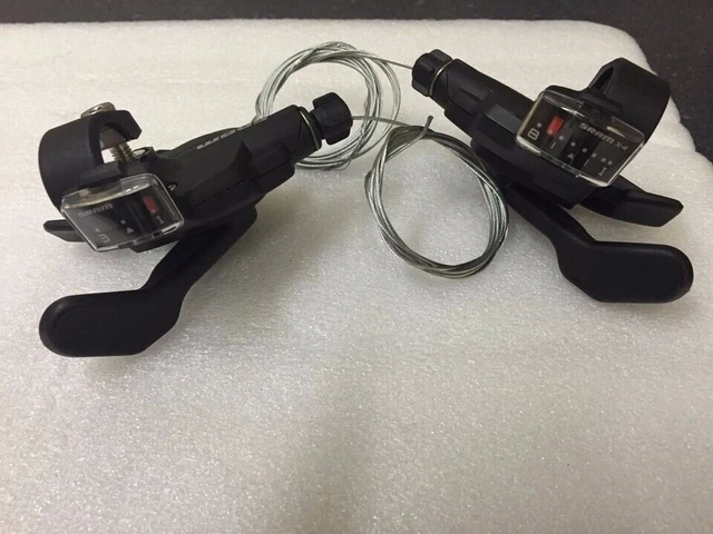 SRAM X4 Trigger Shifters Shift Levers 3x8S Black pair