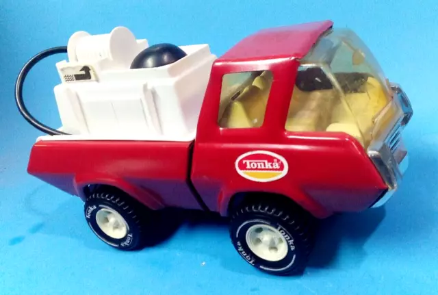 vtg  1960s Tonka turbine Firetruck Pumper Rescue Fire Dept pressed steel