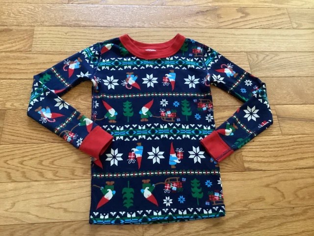 Hanna Andersson Boy 120 or 6/7 Snug Fit Nordic Christmas Theme PJ w/ Troll