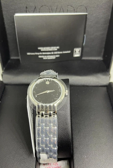 Movado Veturi Orologio Donna Quadrante Nero Acciaio Inox 0606338