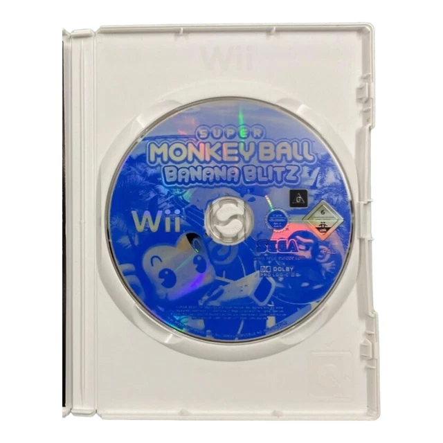 SUPER MONKEY BALL Banana Blitz Nintendo Wii PAL Wii U Compatible