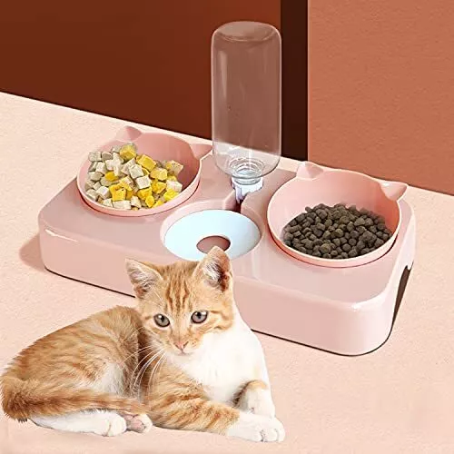 Gamelles pour Chat Bowl Automatici Abreuvoir Pet Gatii Chat Para Deau et de N... 2