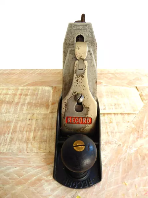 Vintage RECORD No 04 Smoothing Plane. Made in England