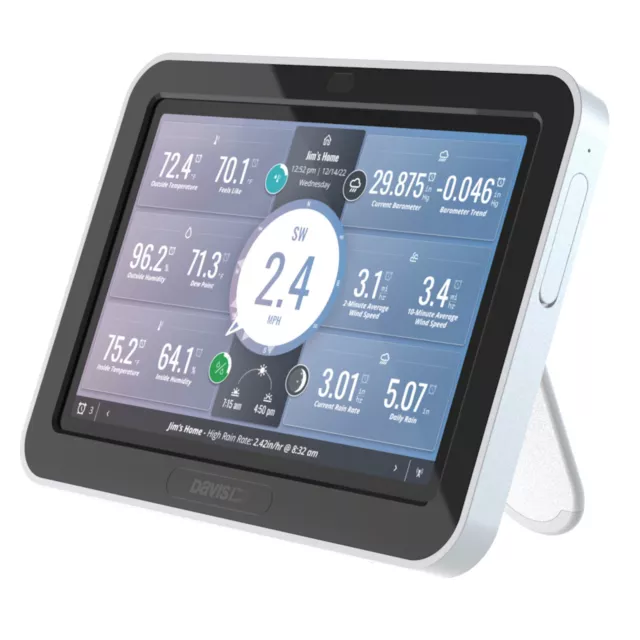 Davis WeatherLink Touch Funk-Konsole 6313 EU für Vantage Pro 2 und Vue Sensoren