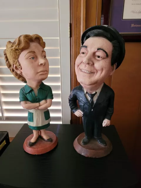 Ralph & Alice Kramden Esco Chalkware from the Honeymooners - very good condition Ralph & Alice Kramden Esco Chalkware from the Honeymooners - very good condition