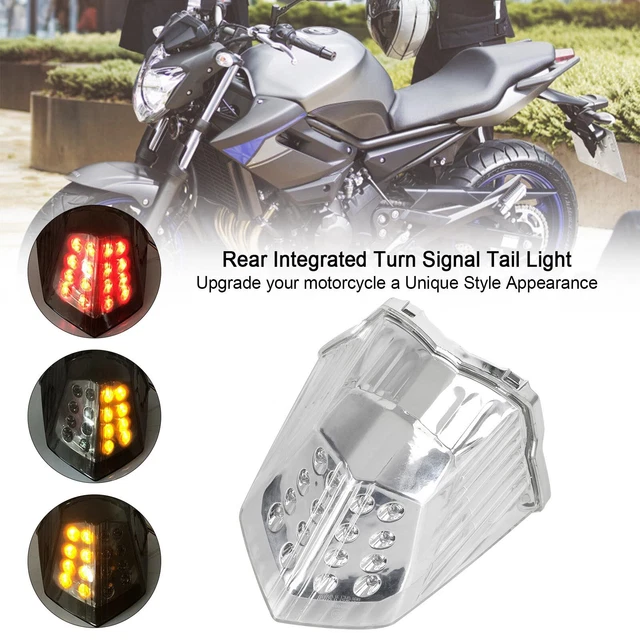 Turn Signal Tail Light For Yamaha Diversion 600 XJ6 FZ6 2009-2017 Clear