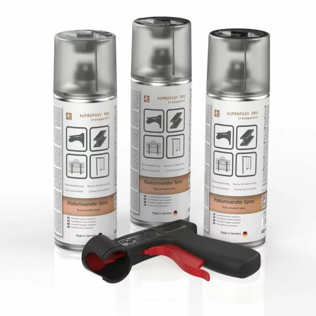 3x Aupropoxy Pro Convertisseur de Rouille Spray Epoxy Protection contre la