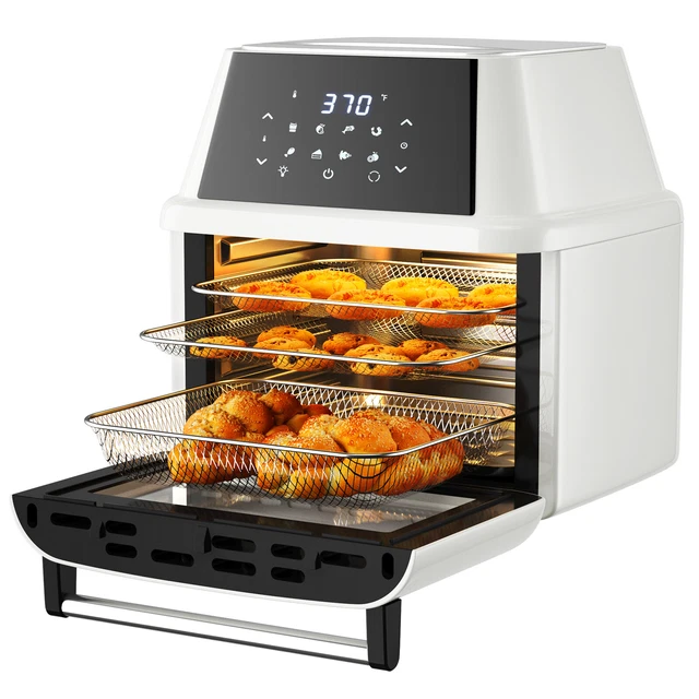 19 QT 8IN1 Oilless Air Fryer Oven Dehydrator Rotisserie w/Accessories