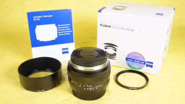 Carl Zeiss Planar T* 50mm f/1.4 ZE Lens für Canon EOS OVP