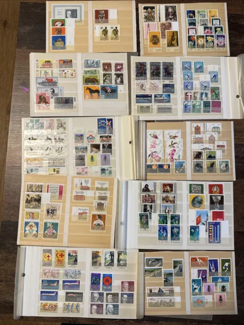 Briefmarken DDR Sammlung Lot Postfrisch