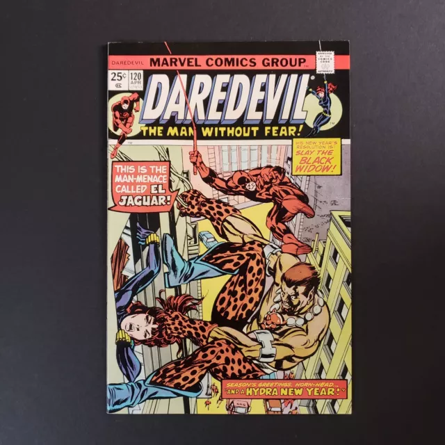 Daredevil #120 | Marvel 1975 | 1er El Jaguar | En buen estado/en muy buen estado