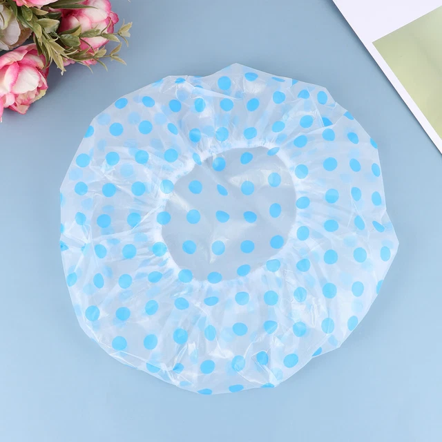 10 un. gorras de ducha desechables de plástico champú sombrero de ducha sombreros de cocina