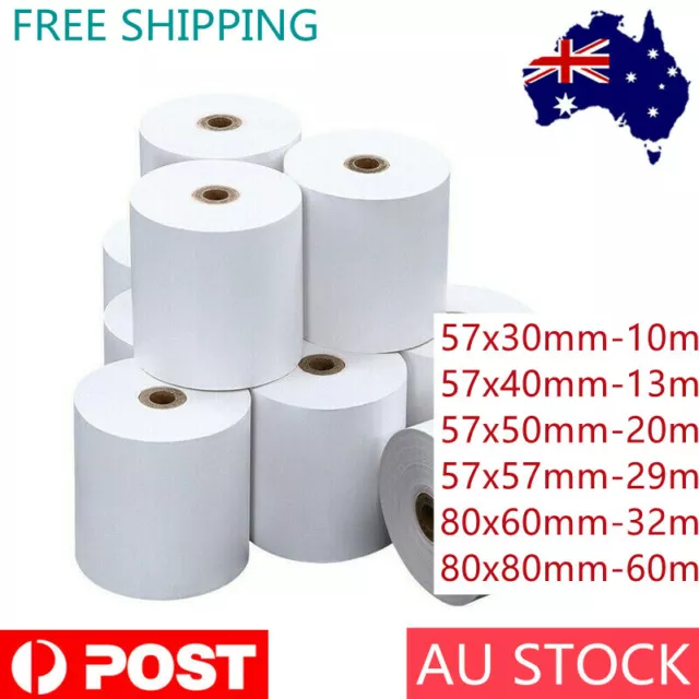 Thermal Cash Register Printing Receipt roll Eftpos  57x30 57x40 57x50 57x57