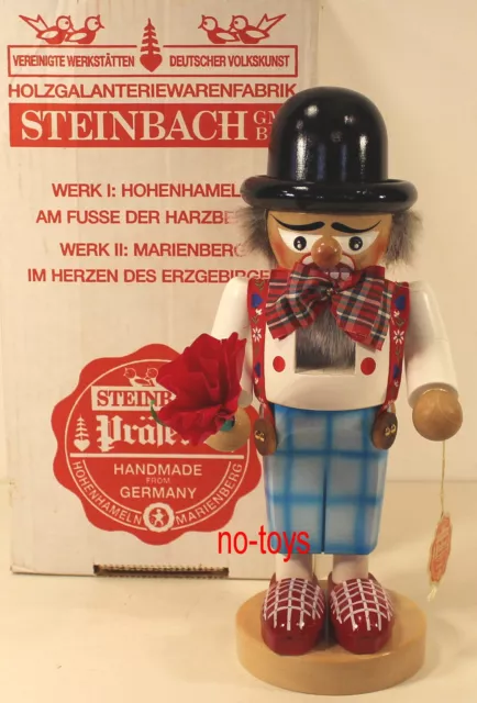 Steinbach German Wooden Nutcracker “Chubby Clown”  S727 New