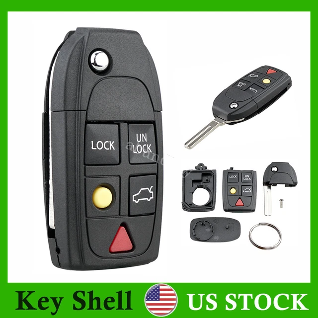 For 04 05 06 07 08 09 10 11 12 13 14 15 Volvo XC90 Key Fob Remote Case Shell