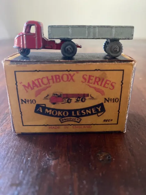 matchbox lesney moko 10 Scammel Mechanical Horse truck with box
