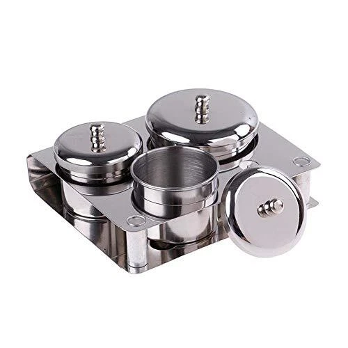 3 Piezas Tazas Tazas Tazas Acero Inoxidable Acrílico Líquido Polvo Taza