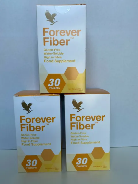 Forever Fiber 30 Packets in 1 box No Gluten Food Supplement Forever Living Fiber