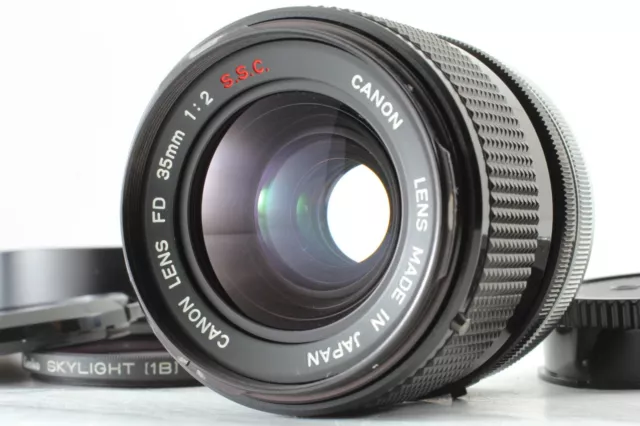 【N Mint w/ Hood】 Canon FD 35mm F2 SSC S.S.C. Wide Angle MF Lens from Japan #535