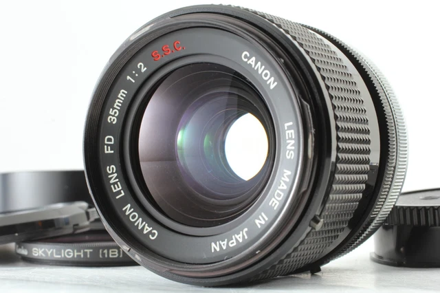 【N Mint w/ Hood】 Canon FD 35mm F2 SSC S.S.C. Wide Angle MF Lens from Japan #535