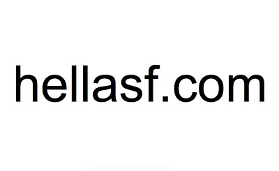 HELLASF.com • Hella good premium Top Level Domain (TLD) .com domain name 2