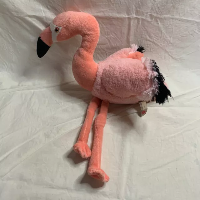 Keel Toys Pink Flamingo Soft Toy 16" 40cm Cuddly Teddy Pink Plush Bird