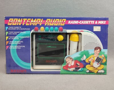Bontempi Radio Vintage BONTEMPI AUDIO RADIO E MIKE con microfono anni 80 90 