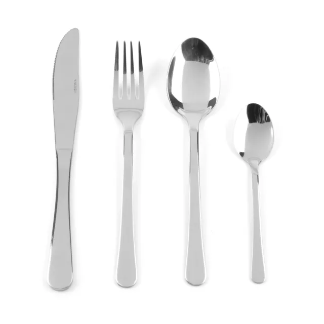Salter Cutlery Set 24 Piece Stainless Steel 6 Person Tableware Bakewell Range