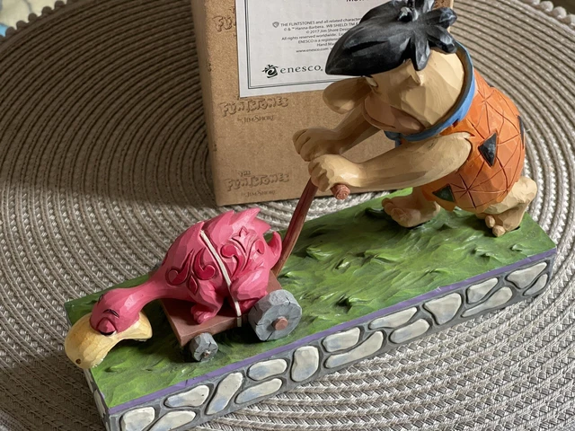 Hannasaurus RARE JIM SHORE Hanna-Barbera Fred Flintstones Figure “Mower-a-Saurus ...