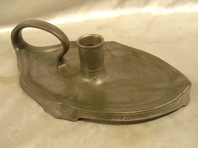 ANCIEN BOUGEOIR EN bois Et Verre Rat de cave décoration french antique