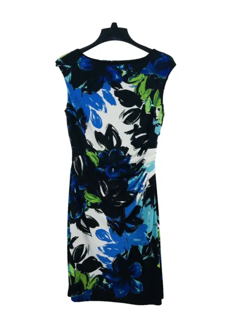 Lauren Ralph Lauren Womens Size 10 Cap Sleeve Printed Sheath Dress